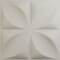 Ekena Millwork 11 7/8in. W x 11 7/8in. H Helene EnduraWall Decorative 3D Wall Panel Covers 0.98 Sq. Ft. WP12X12HEGBW - alternate 1